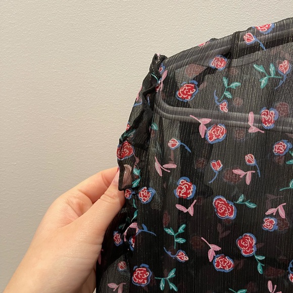 Sheer Shimmery Zara Top - Picture 7 of 8